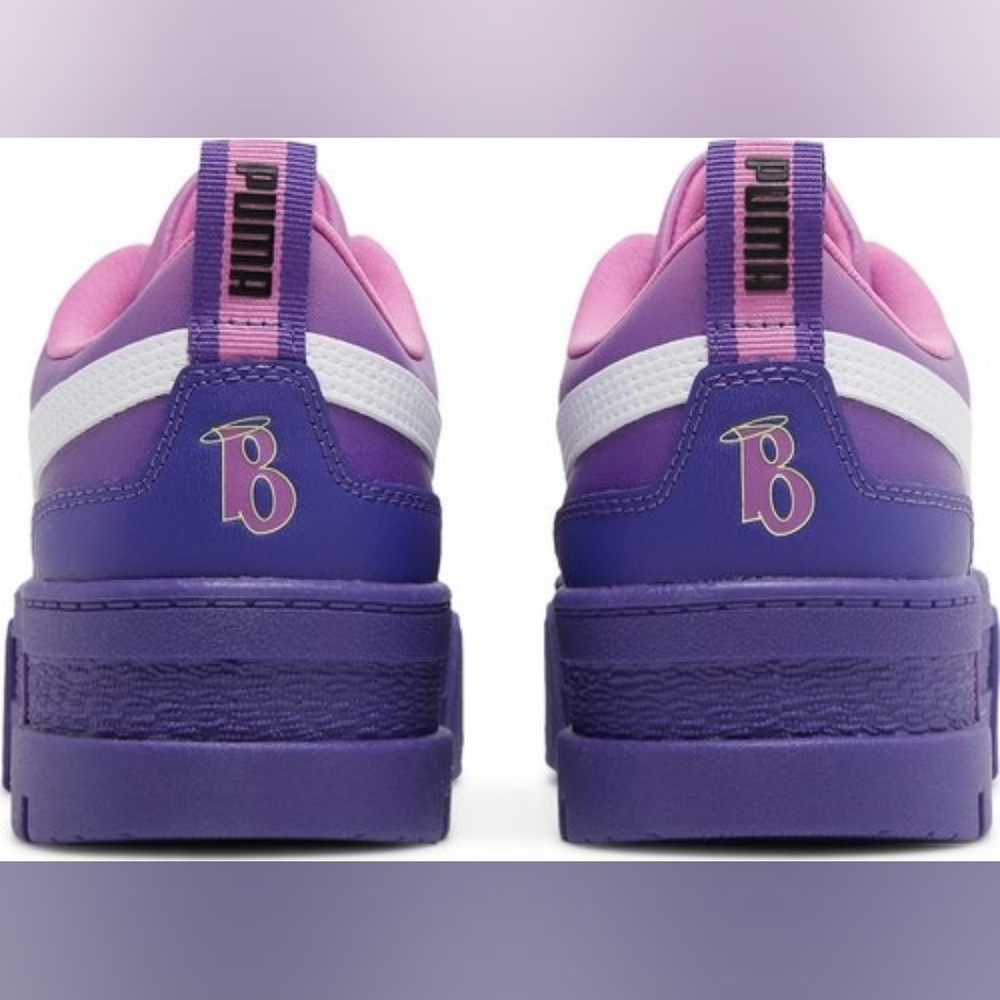 New Puma x Bratz Mayze Platform Sneakers Prism Violet Bratz Shoes Sz 8.5 Shoes - Picture 5 of 15